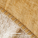 1 Peça Capa de Almofada Amarelo Mostarda (Sem Enchimento) Macia e Confortável, Amigável à Pele, Chenille Dupla Face, Fronha de Veludo Estilo Fazenda para Primavera/Verão, Capa de Almofada Decorativa Quadrada, Adequada para Sofá e Cama