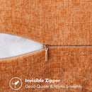 1 Peça Capa de Almofada Amarelo Mostarda (Sem Enchimento) Macia e Confortável, Amigável à Pele, Chenille Dupla Face, Fronha de Veludo Estilo Fazenda para Primavera/Verão, Capa de Almofada Decorativa Quadrada, Adequada para Sofá e Cama
