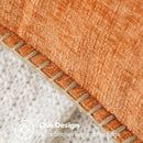 1 Peça Capa de Almofada Amarelo Mostarda (Sem Enchimento) Macia e Confortável, Amigável à Pele, Chenille Dupla Face, Fronha de Veludo Estilo Fazenda para Primavera/Verão, Capa de Almofada Decorativa Quadrada, Adequada para Sofá e Cama