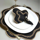 Vendedor IndicadoKit Jogo Americano Sousplat Bordado Suplat de Mesa Posta Redondo/Retangular e Guardanapos