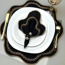 Vendedor IndicadoKit Jogo Americano Sousplat Bordado Suplat de Mesa Posta Redondo/Retangular e Guardanapos