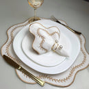 Vendedor IndicadoKit Jogo Americano Sousplat Bordado Suplat de Mesa Posta Redondo/Retangular e Guardanapos