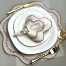 Vendedor IndicadoKit Jogo Americano Sousplat Bordado Suplat de Mesa Posta Redondo/Retangular e Guardanapos