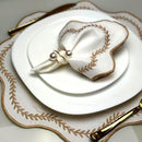 Vendedor IndicadoKit Jogo Americano Sousplat Bordado Suplat de Mesa Posta Redondo/Retangular e Guardanapos