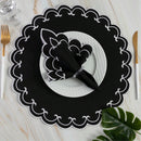 Vendedor IndicadoKit Jogo Americano Sousplat Bordado Suplat de Mesa Posta Redondo/Retangular e Guardanapos