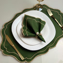 Vendedor IndicadoKit Jogo Americano Sousplat Bordado Suplat de Mesa Posta Redondo/Retangular e Guardanapos
