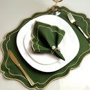 Vendedor IndicadoKit Jogo Americano Sousplat Bordado Suplat de Mesa Posta Redondo/Retangular e Guardanapos