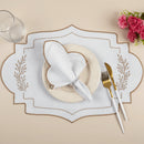 Vendedor IndicadoKit Jogo Americano Sousplat Bordado Suplat de Mesa Posta Redondo/Retangular e Guardanapos