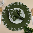 Vendedor IndicadoKit Jogo Americano Sousplat Bordado Suplat de Mesa Posta Redondo/Retangular e Guardanapos