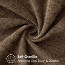 1 Peça Capa de Almofada Amarelo Mostarda (Sem Enchimento) Macia e Confortável, Amigável à Pele, Chenille Dupla Face, Fronha de Veludo Estilo Fazenda para Primavera/Verão, Capa de Almofada Decorativa Quadrada, Adequada para Sofá e Cama