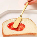 4/8 Peças Facas de Manteiga Douradas de Luxo, Espátulas de Aço Inoxidável para Geléia/Manteiga de Amendoim/Creme/Queijo, Adequadas para Café da Manhã/Sanduíches, Acessórios de Cozinha, Polimento Espelhado, Lavável na Máquina de Lavar Louça
