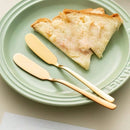 4/8 Peças Facas de Manteiga Douradas de Luxo, Espátulas de Aço Inoxidável para Geléia/Manteiga de Amendoim/Creme/Queijo, Adequadas para Café da Manhã/Sanduíches, Acessórios de Cozinha, Polimento Espelhado, Lavável na Máquina de Lavar Louça