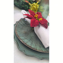 Jogo de Pratos Rasos de Jantar Tunisia Verde 29cm - Alleanza