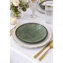 Jogo de Pratos Rasos de Jantar Tunisia Verde 29cm - Alleanza