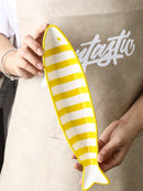 Cirelle 1 Peça Prato de Cerâmica para Temperos em Formato de Peixe, Prato para Molho de Soja, Prato para Sushi, Prato para Bolinhos em Formato de Peixe