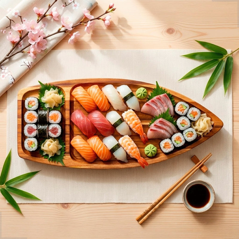 Barca Petisqueira Sushi Comida Oriental Japonesa Madeira Woodspot