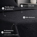 Colcha Cobre Leito Edredom Com Super Estilosa Protege e Decora a Cama Posta 200 fios Acabamento Detalhado