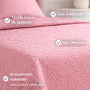 Colcha Cobre Leito Edredom Com Super Estilosa Protege e Decora a Cama Posta 200 fios Acabamento Detalhado