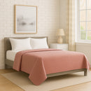 Colcha Cobre Leito Slim Edredom Com Super Estilosa Protege e Decora a Cama Posta 200 fios Acabamento Detalhado