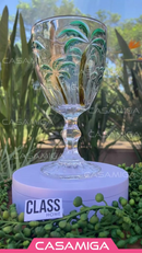 Jogo de Taças Água Palm Tree Colors 300ml Class Home 6pçs
