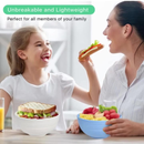 Kit 10 Tigelas Bowl Bambu Ecológico Cumbuca Sobremesa Bowls Tigela Alimentos