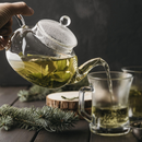Chaleira Bule De Vidro Com Infusor Chá Direto Ao Fogo Resistente Ao Calor 800ml
