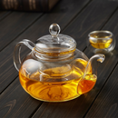 Chaleira Bule De Vidro Com Infusor Chá Direto Ao Fogo Resistente Ao Calor 800ml