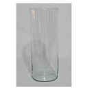 Kit vaso tubo de vidro cilíndrico decorativo 21 e 18cm arranjo flores decoração