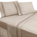 Jogo de Lençol Casal 3 Peças 300 Fios Ultra Macio Roupa de Cama Casal Padrão