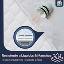 Protetor Impermeável para Colchão SUPER SILENCIOSO 100% Impermeável Tecido Jacquard Premium Tamanhos