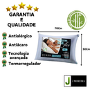 Travesseiro Travisseiro Nasa Flex Alto Suporte Medio Comfort Antialergico Original