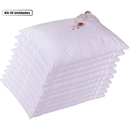 Kit 4 fronha impermeável anti - ácaro Cor Branco com zíper 70cm x 50cm Promoção
