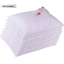 Kit 4 fronha impermeável anti - ácaro Cor Branco com zíper 70cm x 50cm Promoção