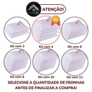 Kit 4 fronha impermeável anti - ácaro Cor Branco com zíper 70cm x 50cm Promoção