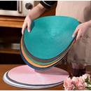 Kit 4 / 6 Peças Jogo Americano Redondo Sousplat Cozinha Jantar Decoração Mesa Posta Premium