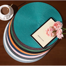 Kit 4 / 6 Peças Jogo Americano Redondo Sousplat Cozinha Jantar Decoração Mesa Posta Premium