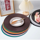 Kit 4 / 6 Peças Jogo Americano Redondo Sousplat Cozinha Jantar Decoração Mesa Posta Premium
