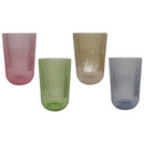 Conjunto com 6 Unidades de Copo Canelado Versalhes de Vidro 460ml