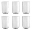 Conjunto com 6 Unidades de Copo Canelado Versalhes de Vidro 460ml