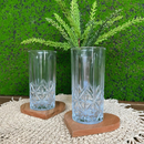 Jogo De Copos 6un Vidro Cristal Moonstone 360ml Kehome 88009