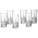 Jogo De Copos 6un Vidro Cristal Moonstone 360ml Kehome 88009