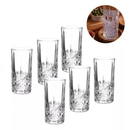Jogo De Copos 6un Vidro Cristal Moonstone 360ml Kehome 88009