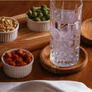 Jogo De Copos 6un Vidro Cristal Moonstone 360ml Kehome 88009