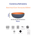 Bowl 500 ml em Cerâmica Rústica Unitário Várias Cores Disponíveis