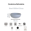 Bowl 500 ml em Cerâmica Rústica Unitário Várias Cores Disponíveis