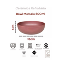 Bowl 500 ml em Cerâmica Rústica Unitário Várias Cores Disponíveis