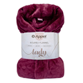 Roupão Plush Flannel Fleece Lady Feminino Manga Longa Luxo Toque Aveludado Com Bolso Premium Appel