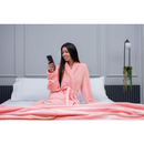 Roupão de Banho Flannel Lady Appel Microfibra Adulto Feminino Toque Aveludado Extra Maciez 260g/m²
