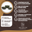 Kit 3 Tigelas em Cerâmica Pequena Média e Grande Saladeira Casa Decoração