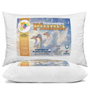 Kit Travesseiro Pluma de Ganso Confortavel e Macio Antiacaro 70x50cm